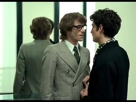 Gaspard Ulliel and Louis Garrel Gay kiss scenes from Movie Saint Laurent