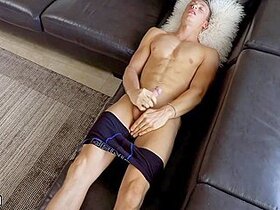 Bruce Sheppard - Solo Masturbation Video Featuring Horned-up