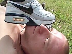 Awesome Outdoor Anal Action With Two Sex-addicted Bo