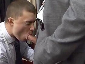 Strict-looking Businessman Gets A New Slutty Employee