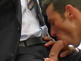 Blindfolded Manager Is Getting A Good Head