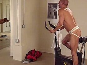 Sexy-looking Gym Lovers Are Relaxing After The Workout
